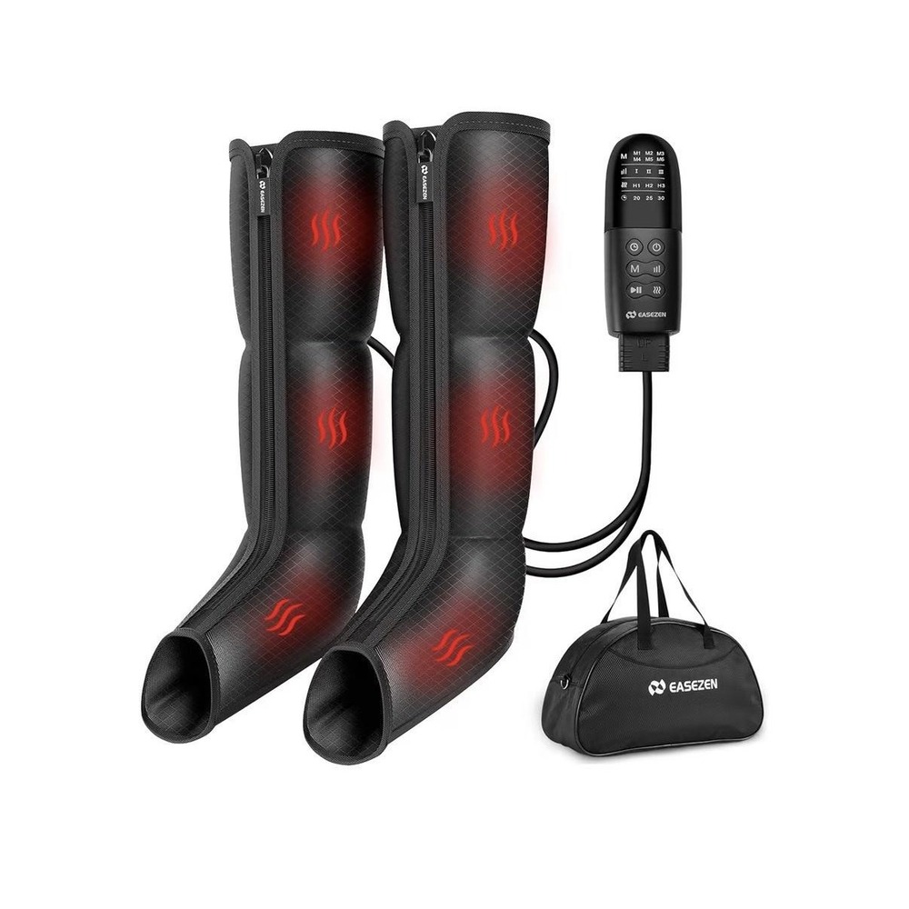 Heated Leg and Foot Massager Boots - Black
